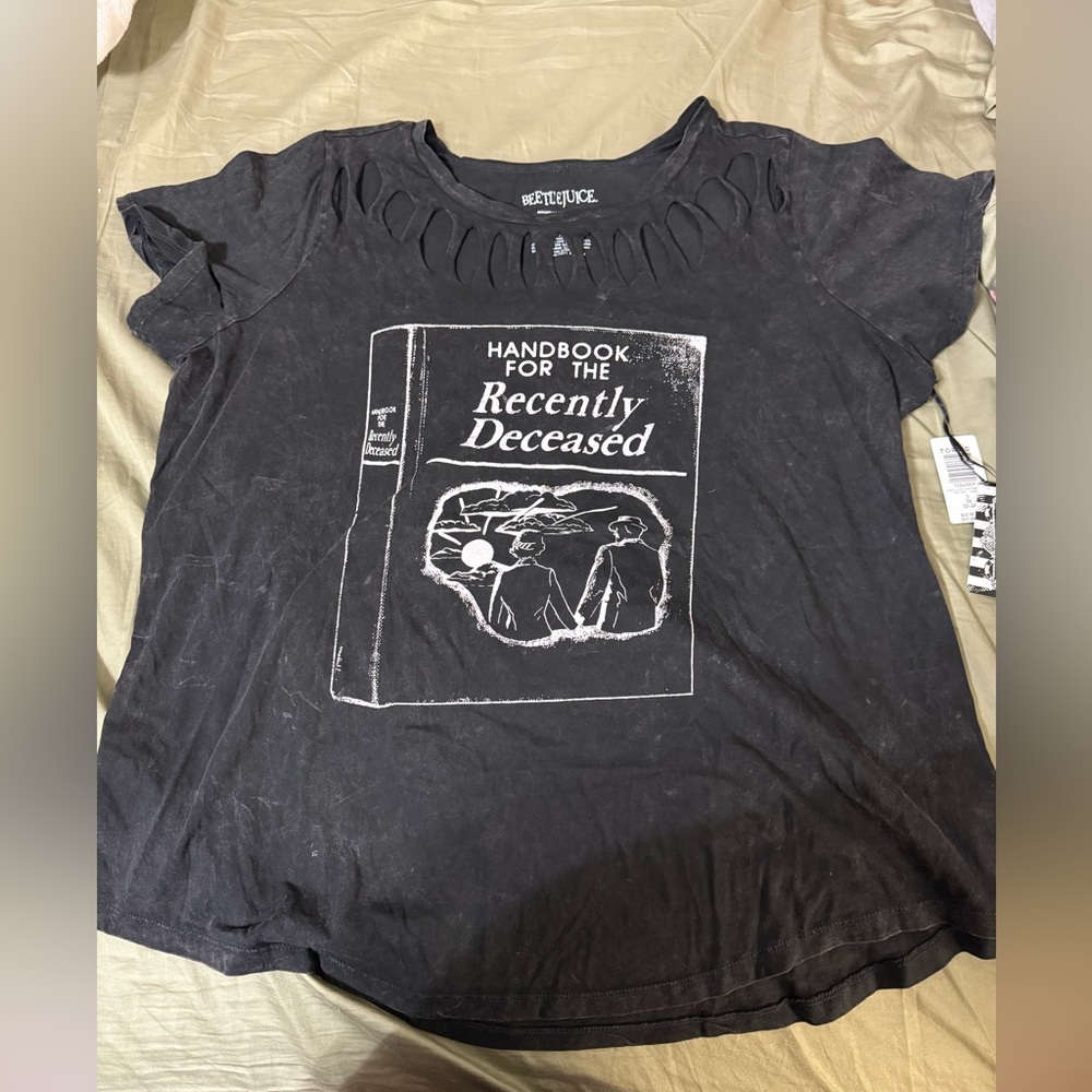 Beetlejuice Black Graphic Tee